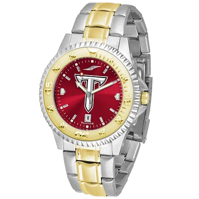 Cardinal Troy University Trojans Competitor Two-Tone AnoChrome Watch