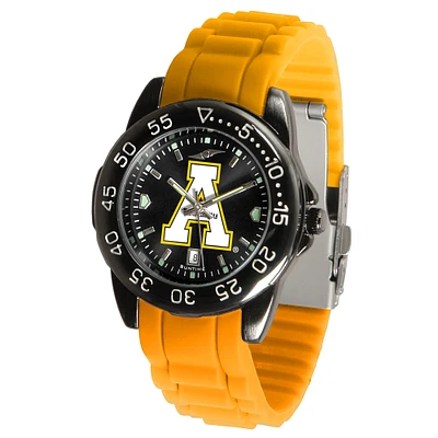 Black Appalachian State Mountaineers FantomSport AC AnoChrome Watch