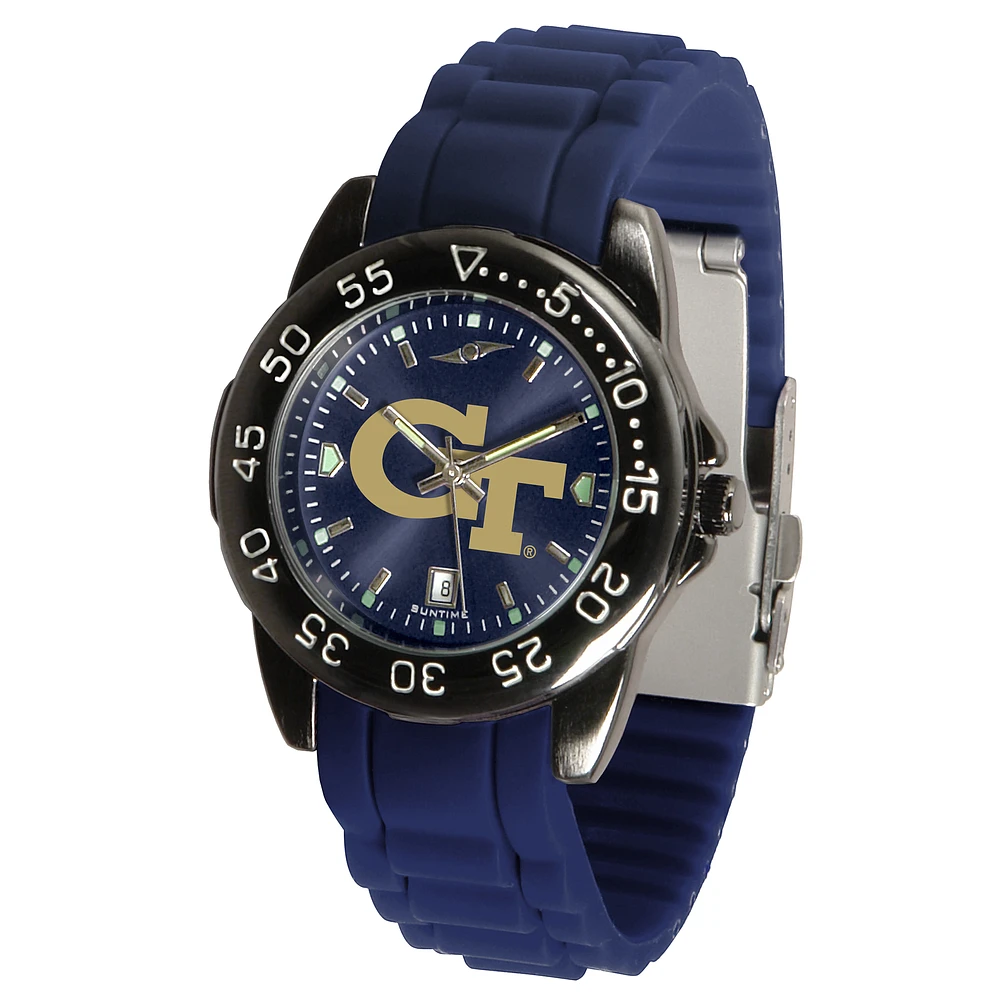 Navy Georgia Tech Yellow Jackets FantomSport AC AnoChrome Watch