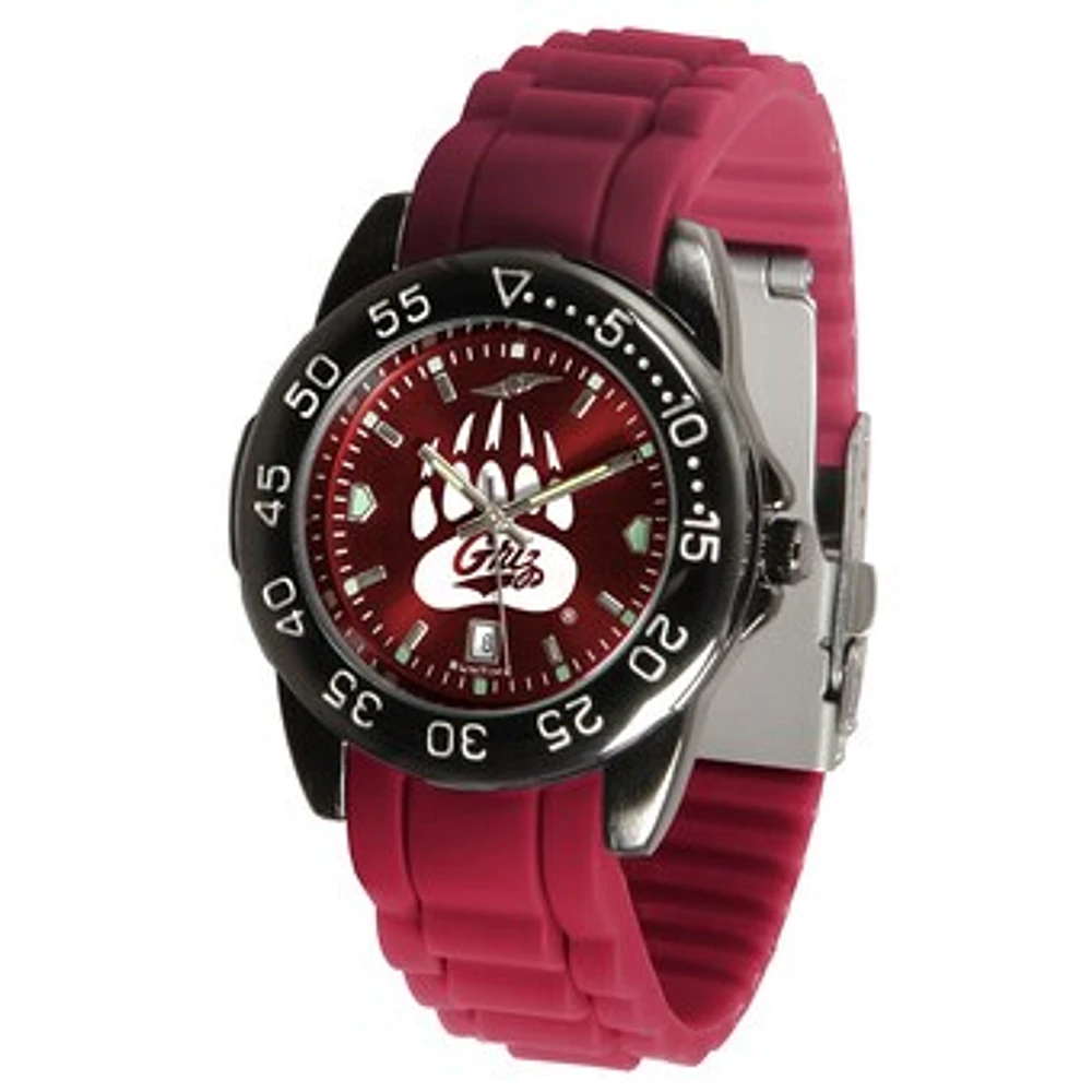 Maroon Montana Grizzlies FantomSport AC AnoChrome Watch