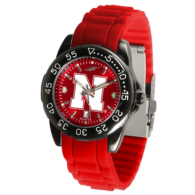 Scarlet Nebraska Huskers FantomSport AC AnoChrome Watch