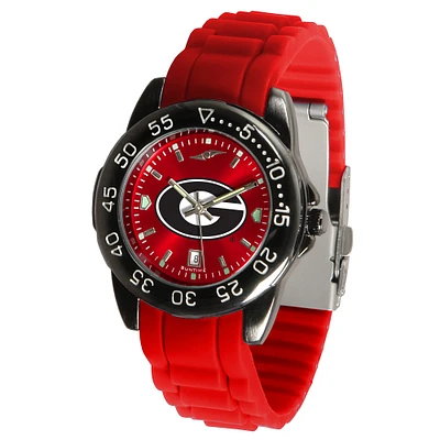 Red Georgia Bulldogs FantomSport AC AnoChrome Watch