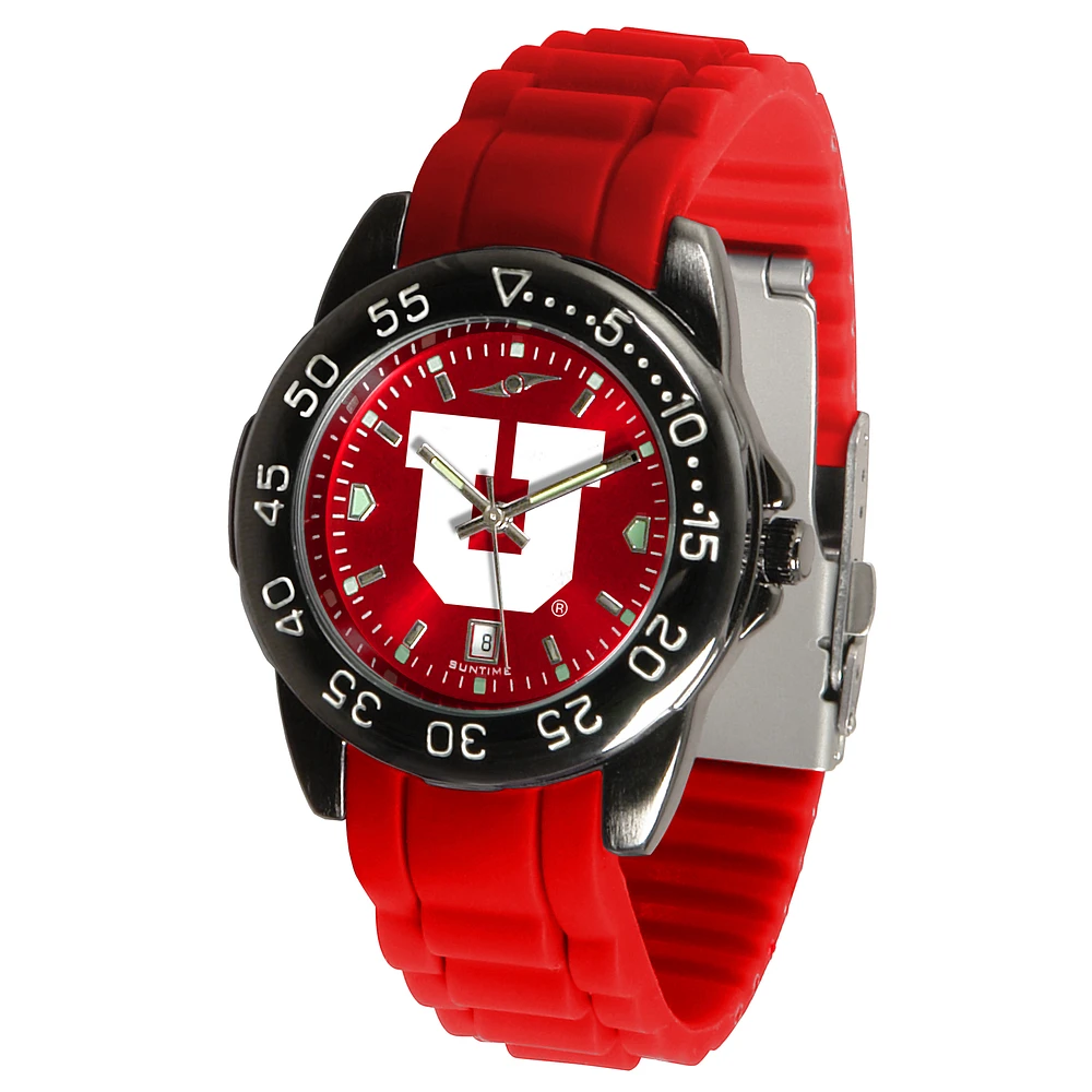Red Utah Utes FantomSport AC AnoChrome Watch