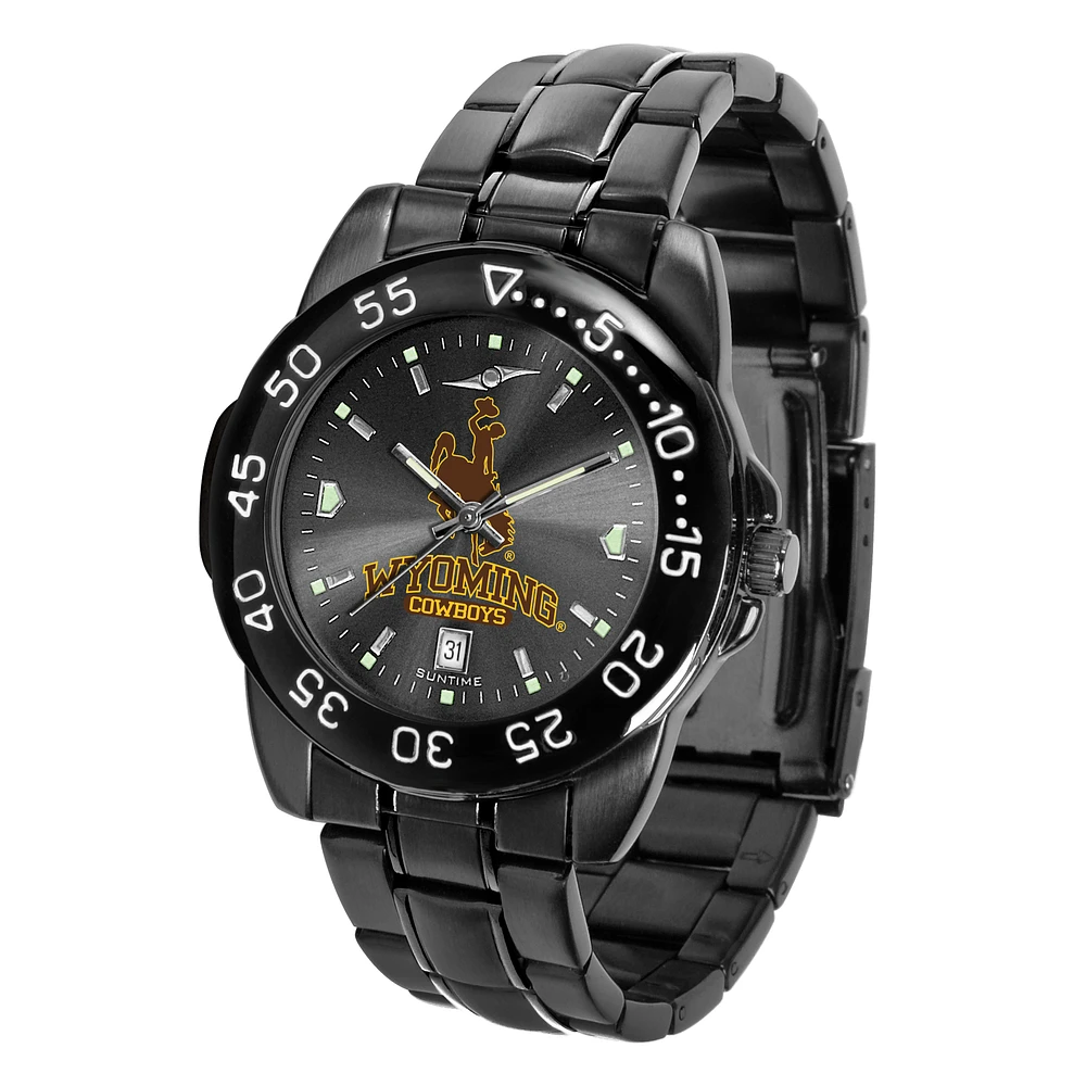 Black Wyoming Cowboys FantomSport AnoChrome Watch