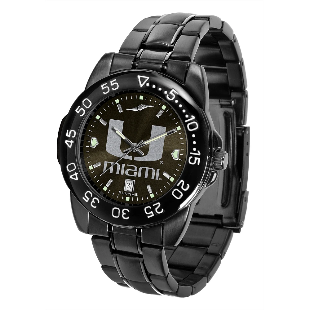 Black Miami Hurricanes FantomSport Watch