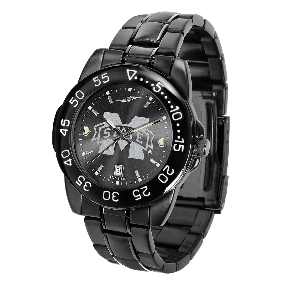 Black Mississippi State Bulldogs FantomSport Watch