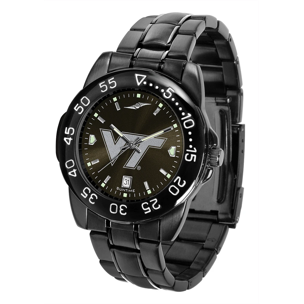 Black Virginia Tech Hokies FantomSport Watch