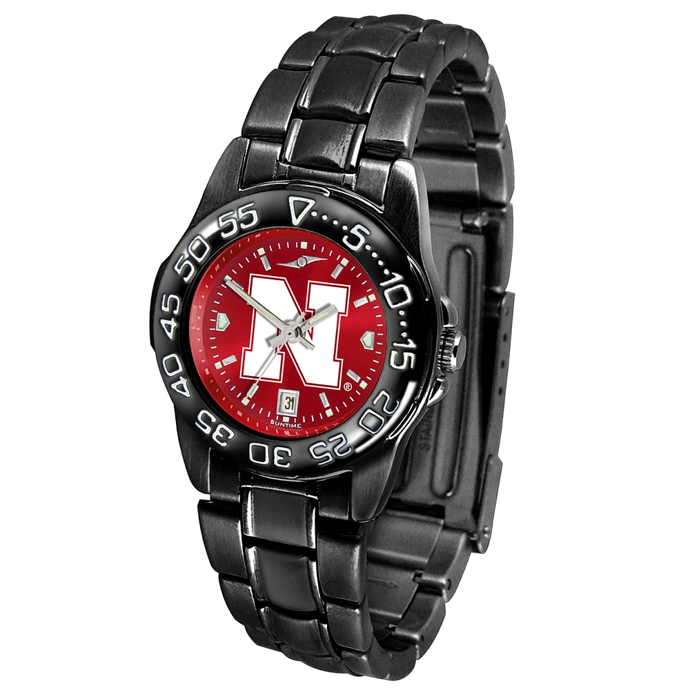 Women's Scarlet Nebraska Huskers FantomSport AnoChrome Watch