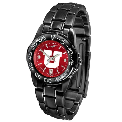 Women's Red Utah Utes FantomSport AnoChrome Watch