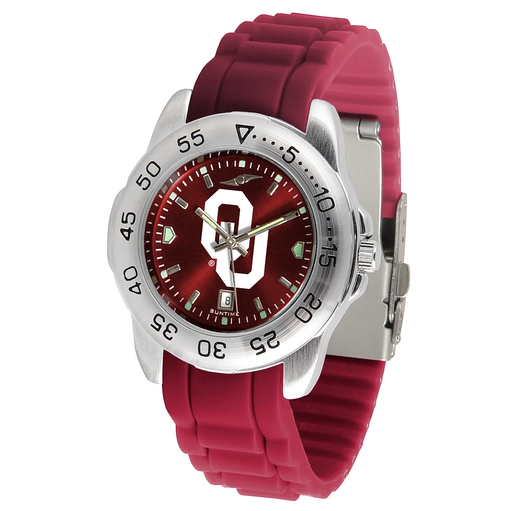 Crimson Oklahoma Sooners Sport AC AnoChrome Watch