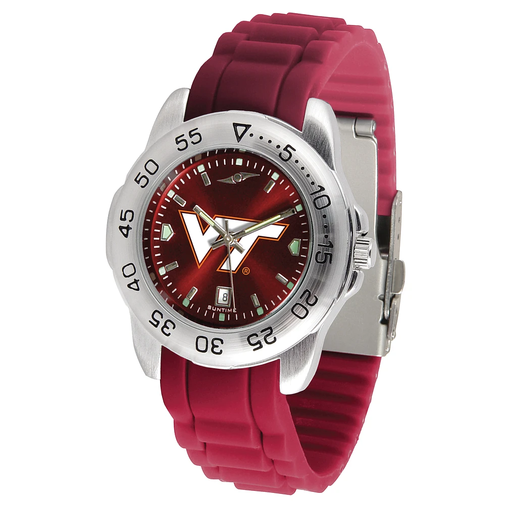 Maroon Virginia Tech Hokies Sport AC AnoChrome Watch