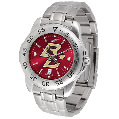 Maroon Boston College Eagles Sport Steel AnoChrome Watch