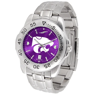Purple Kansas State Wildcats Sport Steel AnoChrome Watch