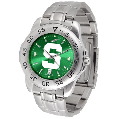 Green Michigan State Spartans Sport Steel AnoChrome Watch