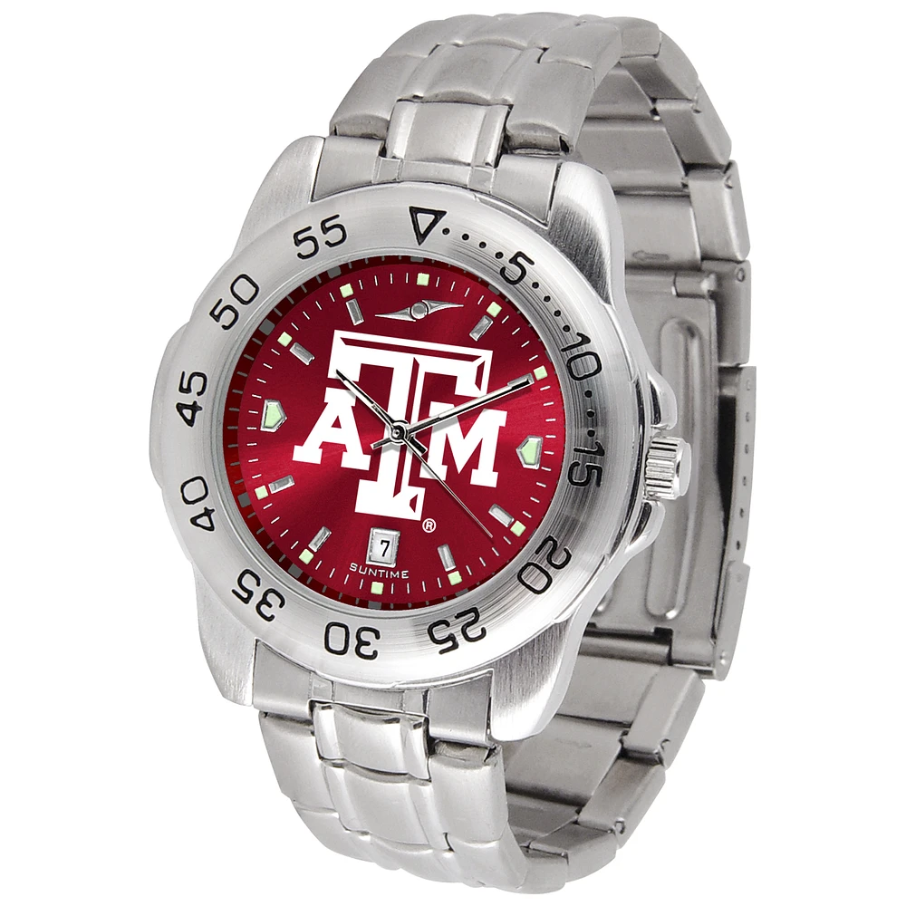 Maroon Texas A&M Aggies Sport Steel AnoChrome Watch