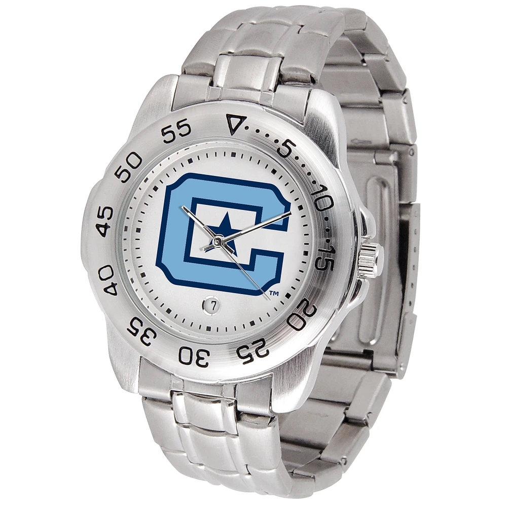 White Citadel Bulldogs Sport Steel Watch