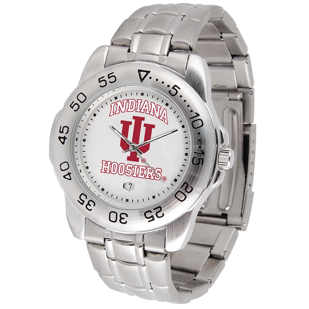 White Indiana Hoosiers Sport Steel Watch