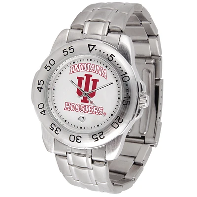 White Indiana Hoosiers Sport Steel Watch