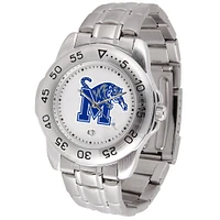White Memphis Tigers Sport Steel Watch