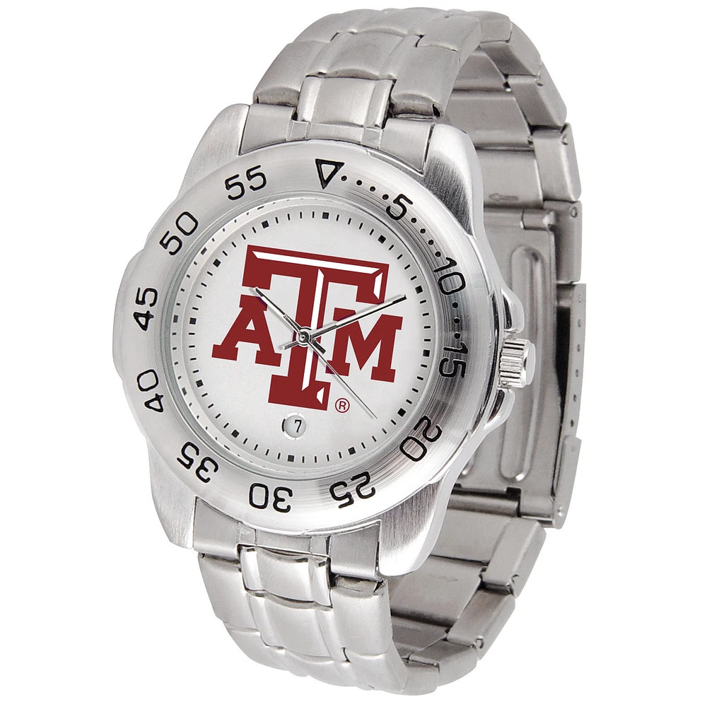 White Texas A&M Aggies Sport Steel Watch