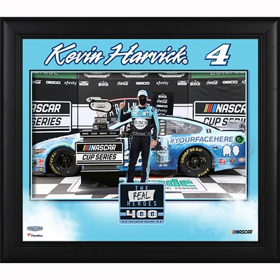 Kevin Harvick Framed 15" x 17" 2020 The Real Heroes 400 Champion Collage