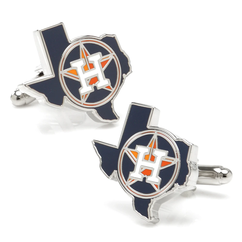 Houston Astros Team State Shaped Cufflinks