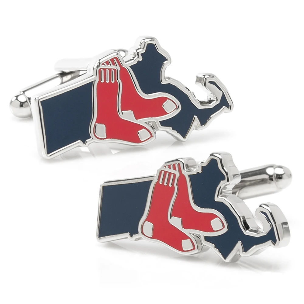 Boston Red Sox Team State Shaped Cufflinks