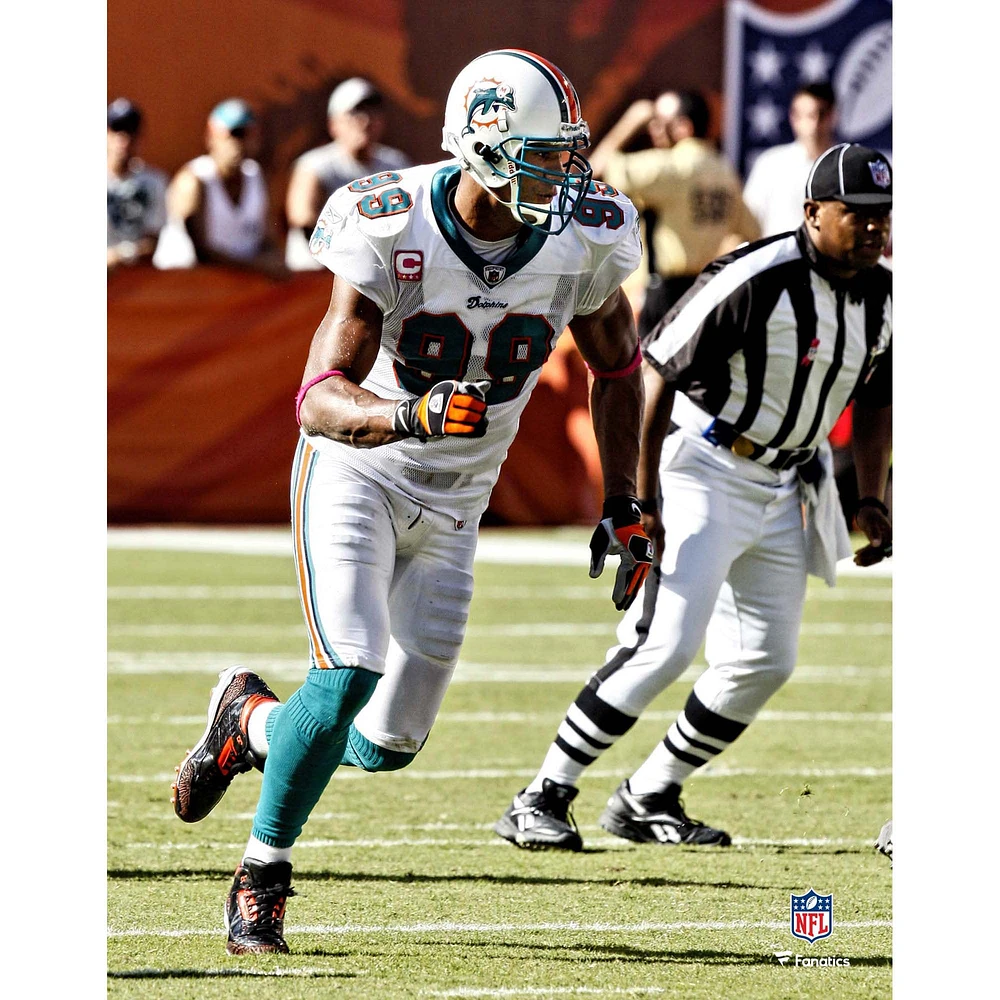 Jason Taylor Miami Dolphins Unsigned Action Photograph