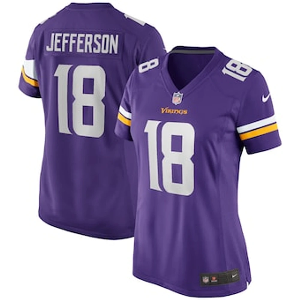 Women's Nike Justin Jefferson Purple Minnesota Vikings Game Jersey