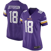 Women's Nike Justin Jefferson Purple Minnesota Vikings Game Jersey