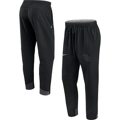 Men's Nike Black Tampa Bay Rays Authentic Collection Dry Flux Jogger Pants