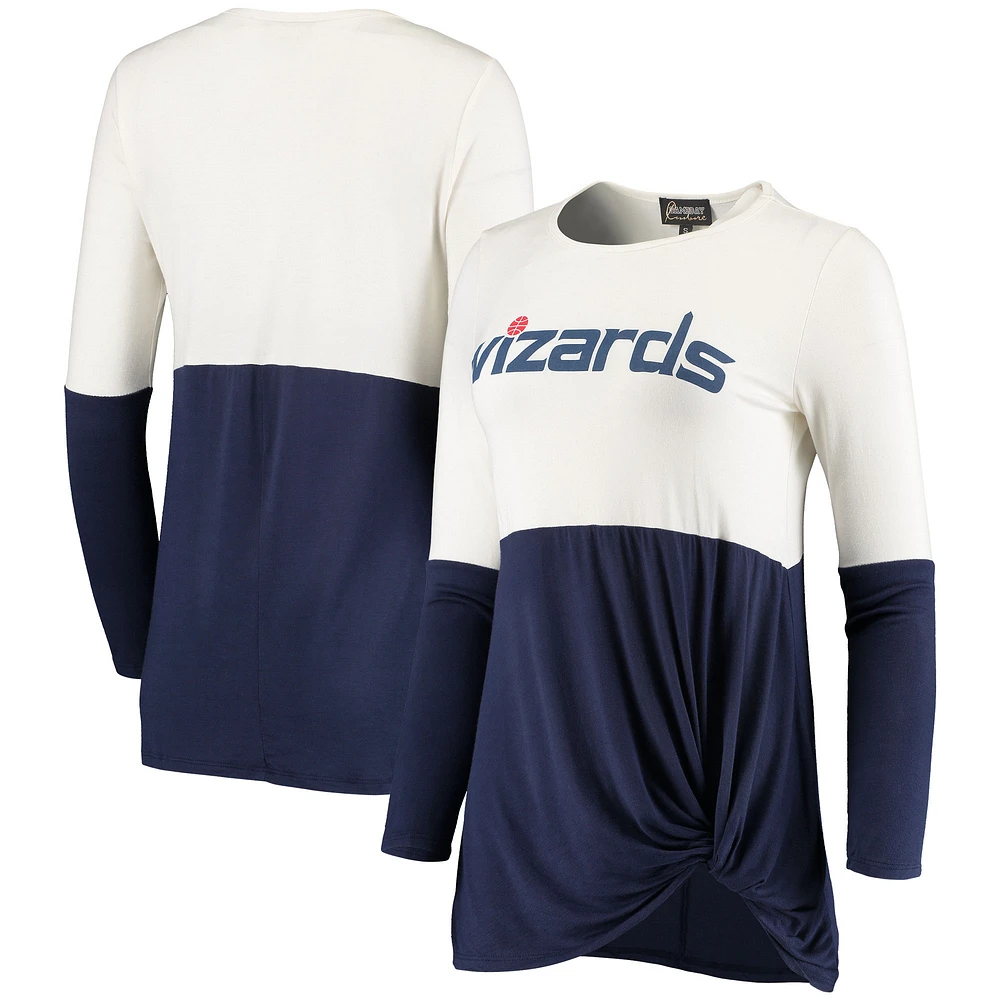 Women's Cream Washington Wizards In It To Win It Long Sleeve T-Shirt