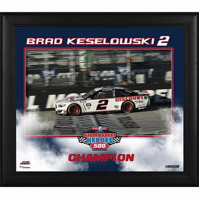 Brad Keselowski Framed 15" x 17" 2020 Food City Supermarket Heroes 500 Champion Collage