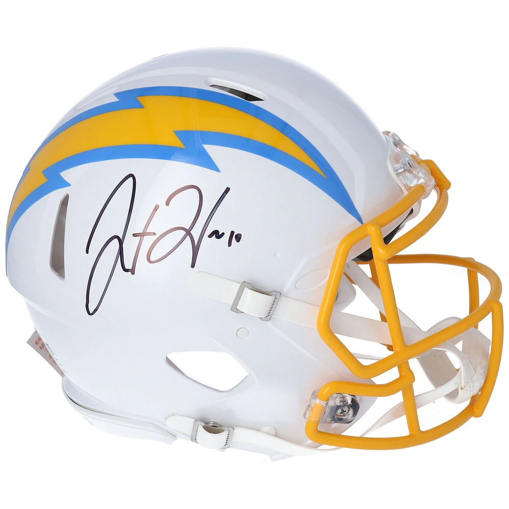 Justin Herbert Los Angeles Chargers Autographed Riddell Speed Authentic Helmet