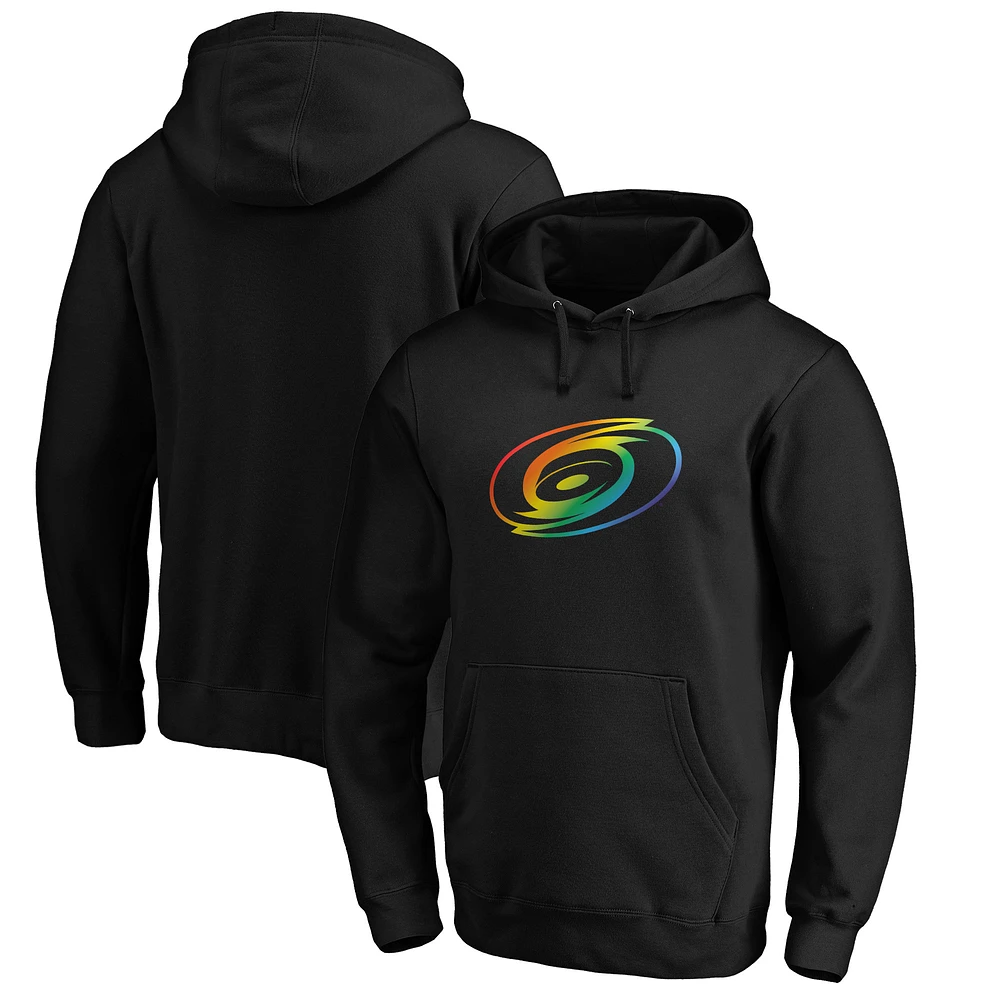 Men's Black Carolina Hurricanes Team Pride Logo Pullover Hoodie