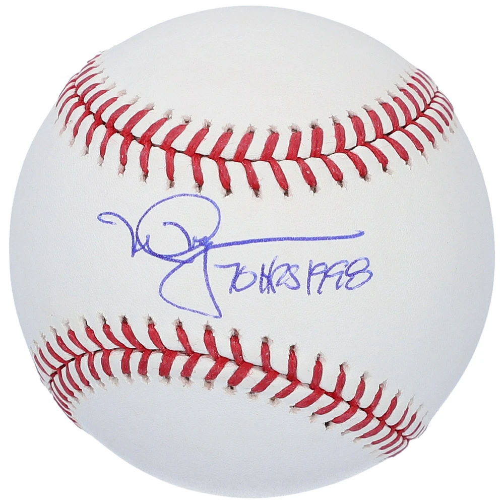 Mark McGwire St. Louis Cardinals Autographed Baseball with "70 HR'S 1998" Inscription