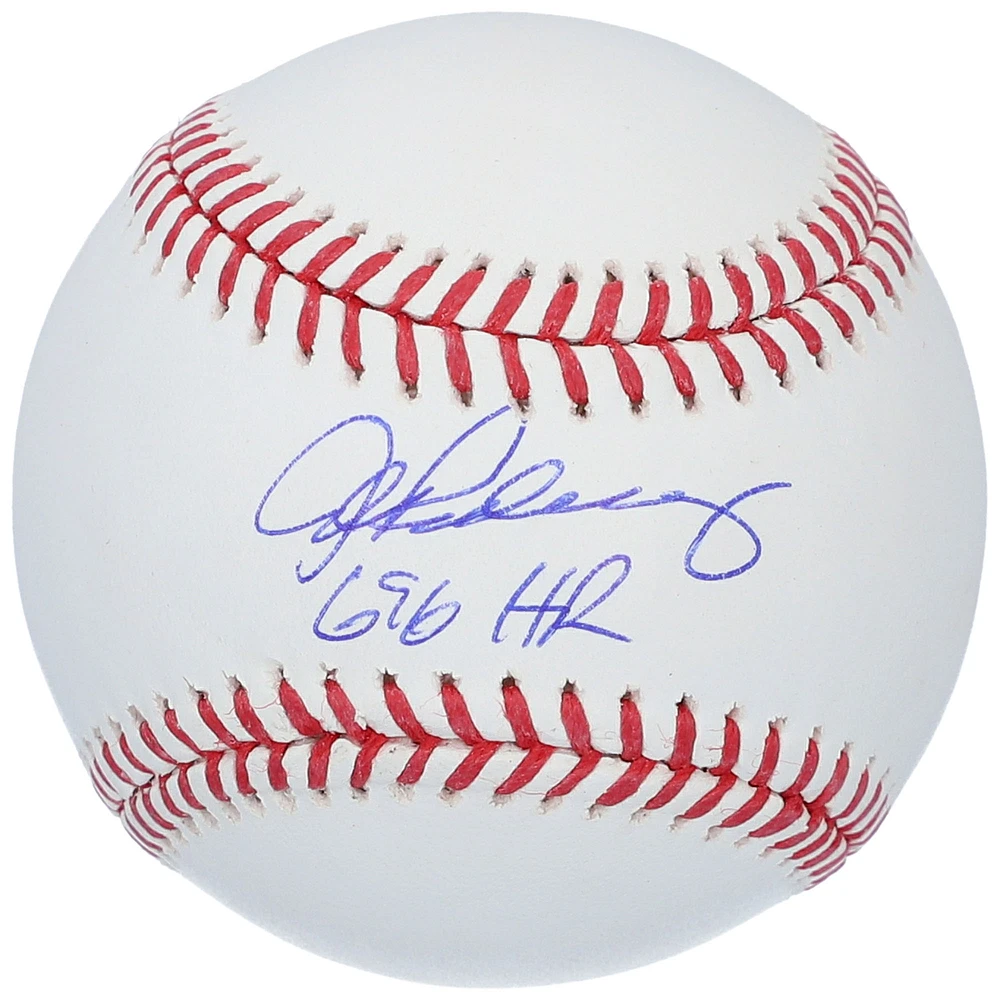 Alex Rodriguez New York Yankees Autographed Baseball with "696 HR'S" Inscription