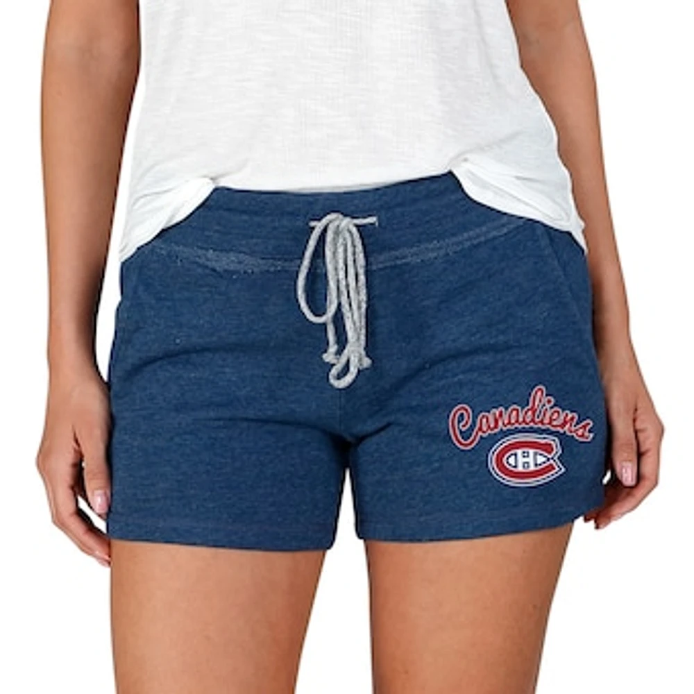 Women's Concepts Sport Navy Montreal Canadiens Mainstream Terry Shorts