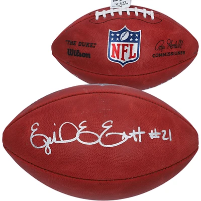 Ezekiel Elliott Dallas Cowboys Autographed Duke Game Football