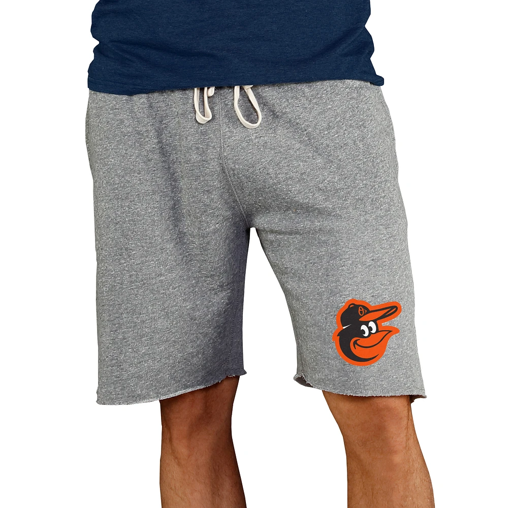 Men's Concepts Sport Gray Baltimore Orioles Mainstream Terry Shorts