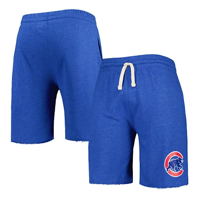 Men's Concepts Sport Heather Royal Chicago Cubs Mainstream Terry Shorts