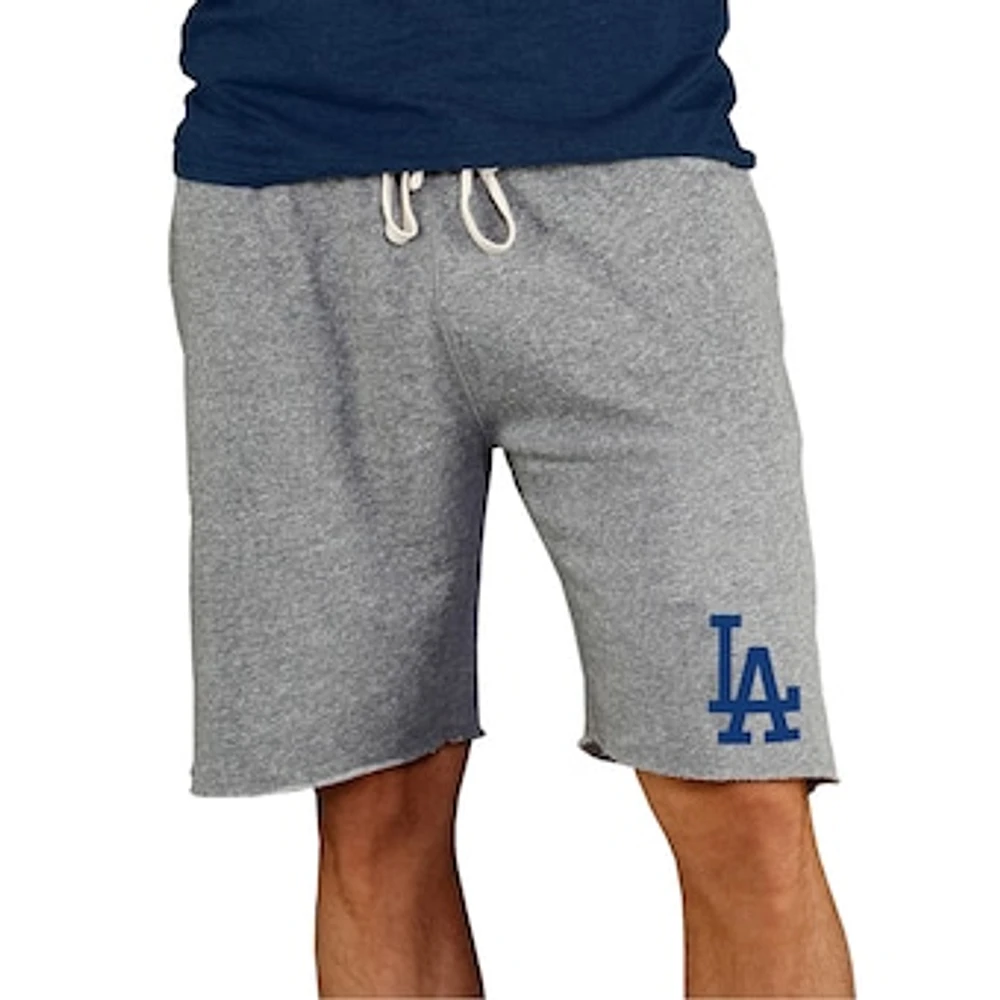 Men's Concepts Sport Gray Los Angeles Dodgers Mainstream Terry Shorts