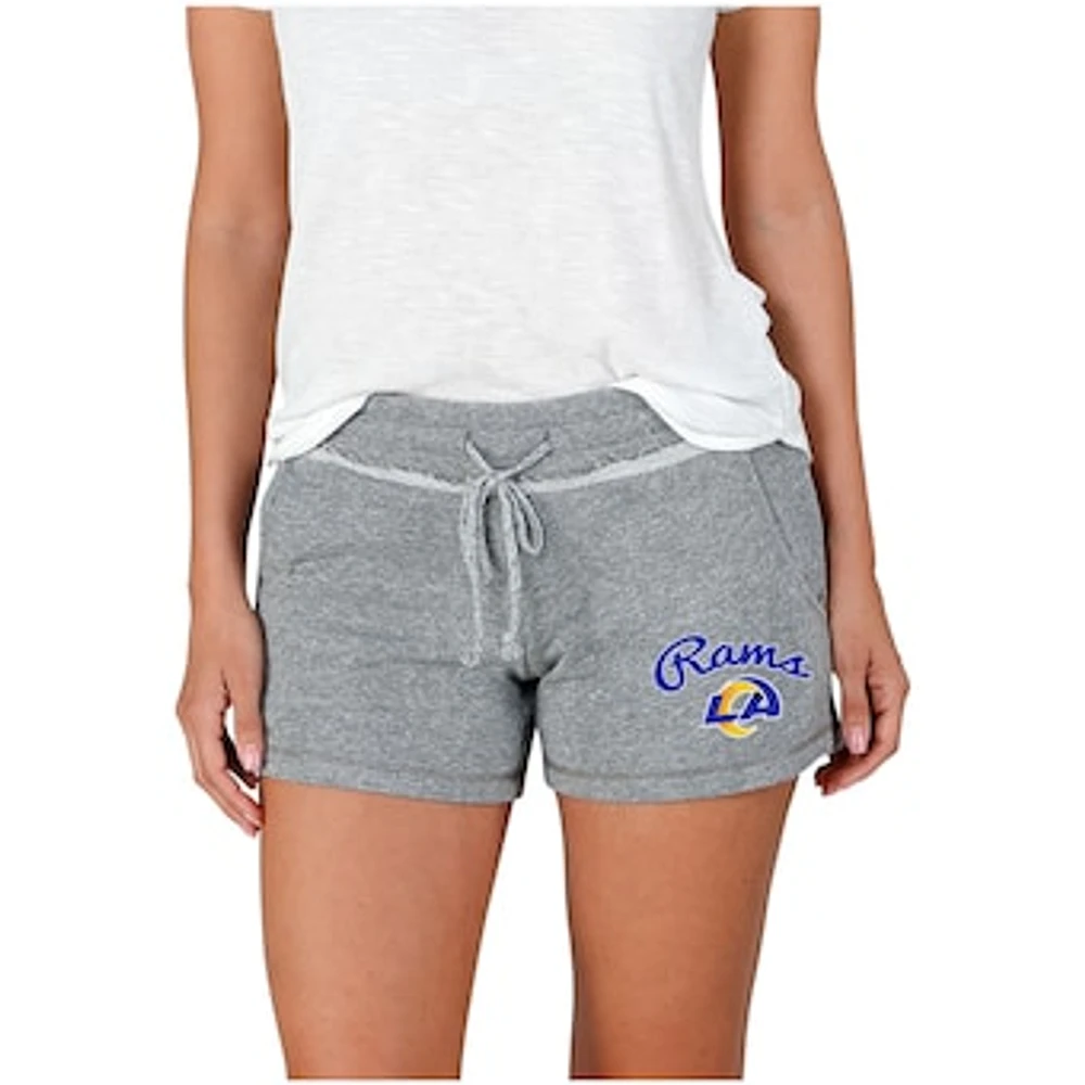 Women's Concepts Sport Gray Los Angeles Rams Mainstream Terry Shorts