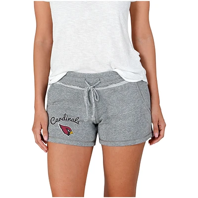 Women's Concepts Sport Gray Arizona Cardinals Mainstream Terry Shorts
