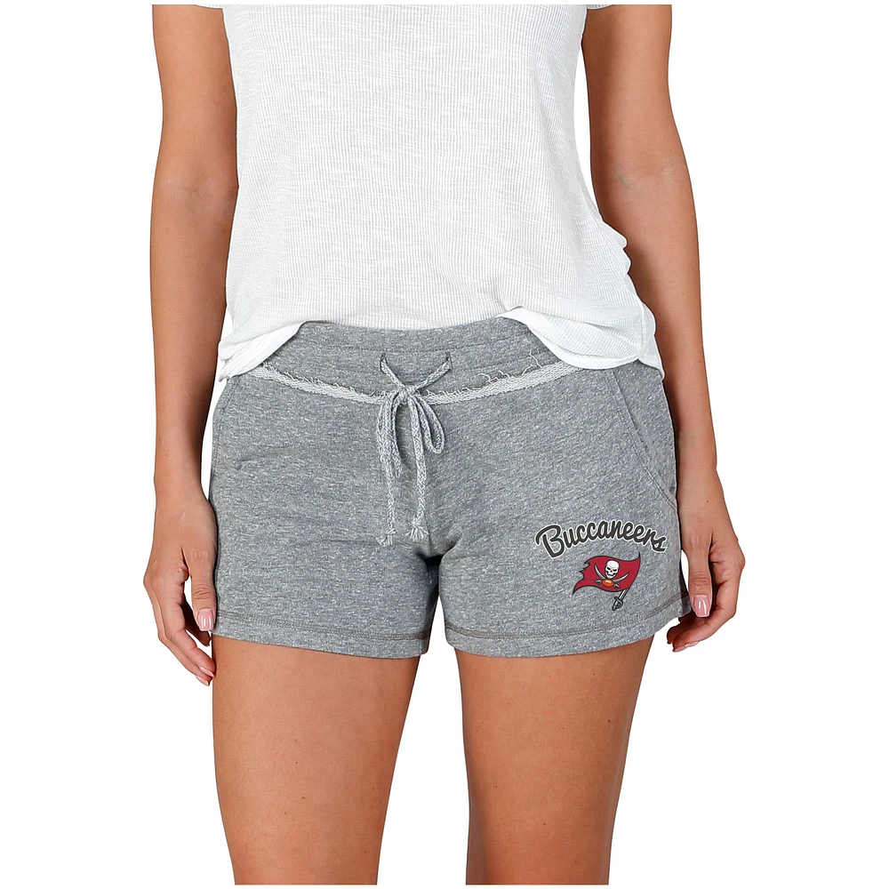 Women's Concepts Sport Gray Tampa Bay Buccaneers Mainstream Terry Shorts