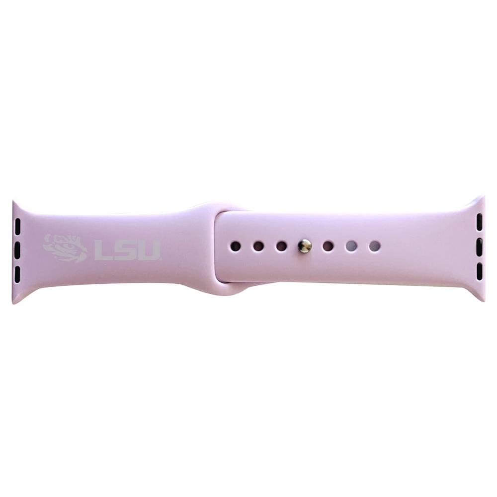 Purple LSU Tigers 42-44mm Color Apple Watch Wrist Band