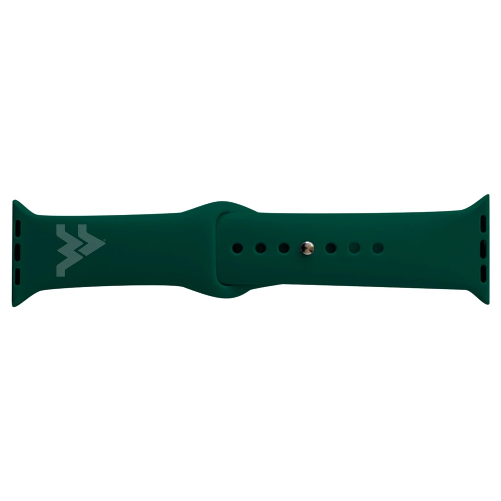 Turquoise West Virginia Mountaineers 42-44mm Color Apple Watch Wrist Band