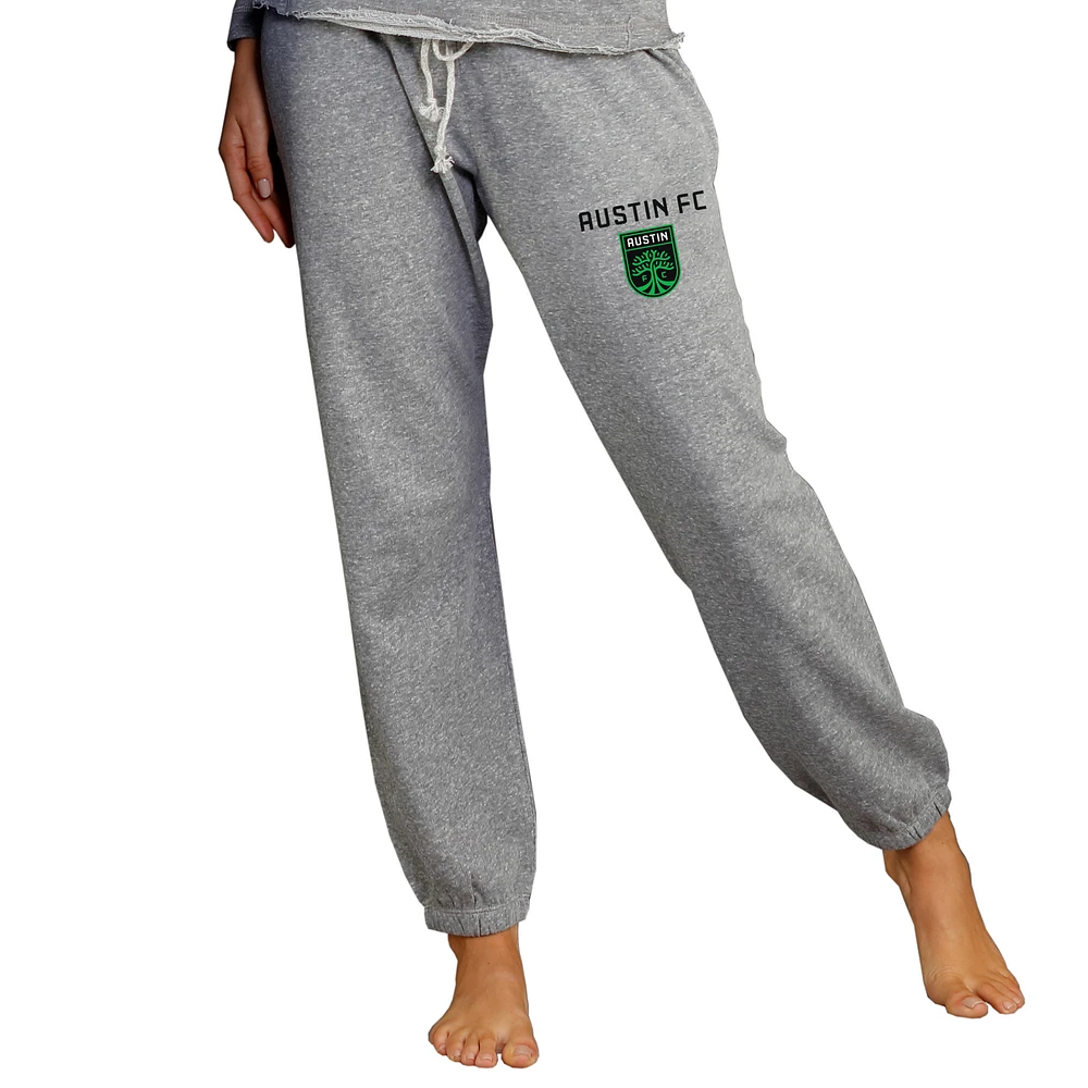 Women's Concepts Sport Gray Austin FC Chase Mainstream Knit Jogger Pants