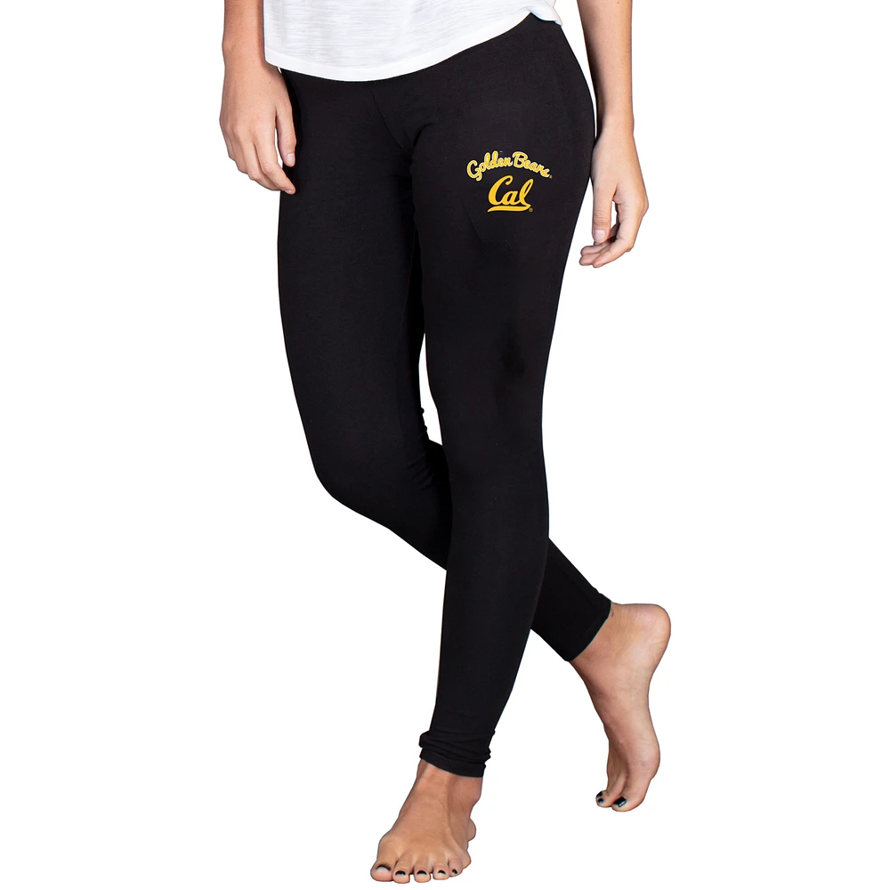 Women's Concepts Sport Black Cal Bears Fraction Essential Leggings