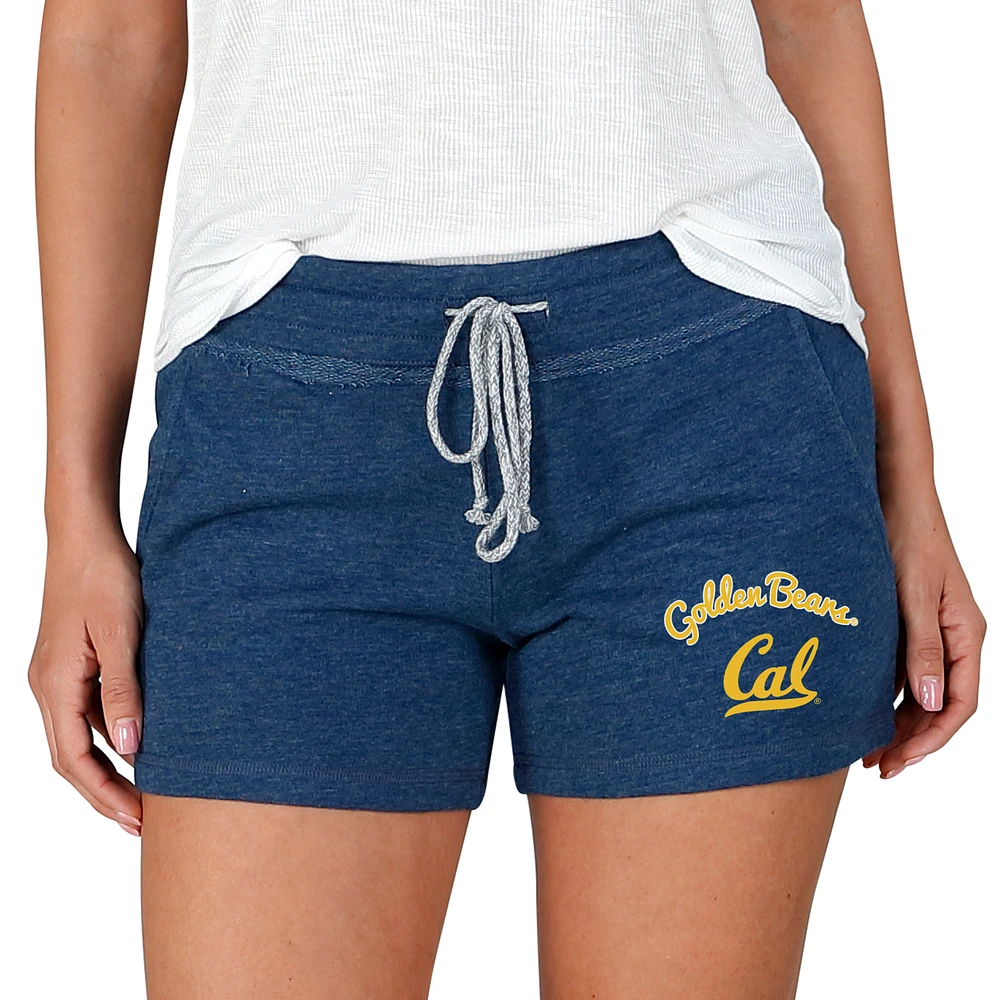 Women's Concepts Sport Navy Cal Bears Mainstream Terry Shorts